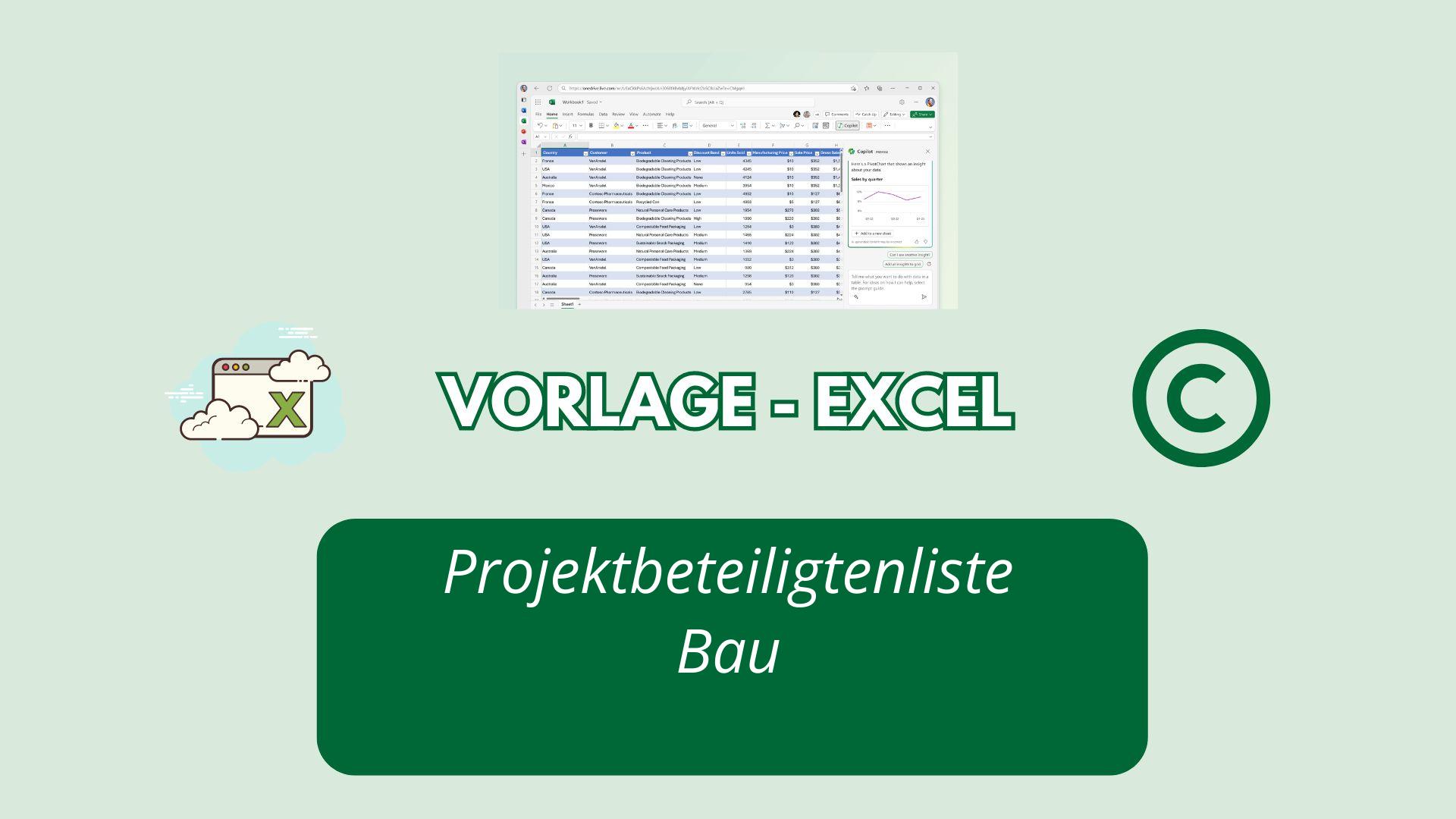 Projektbeteiligtenliste Bau