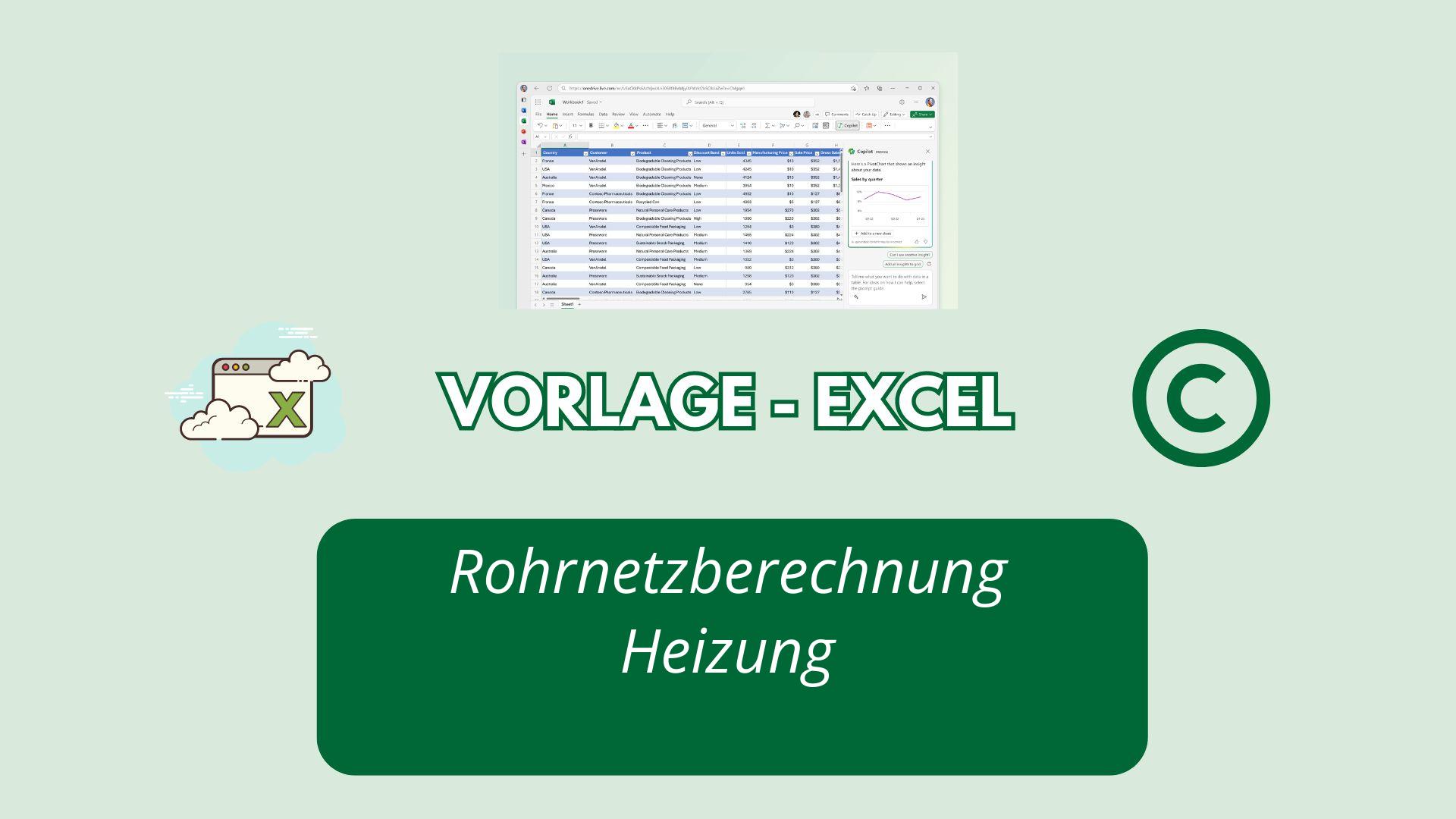Rohrnetzberechnung Heizung